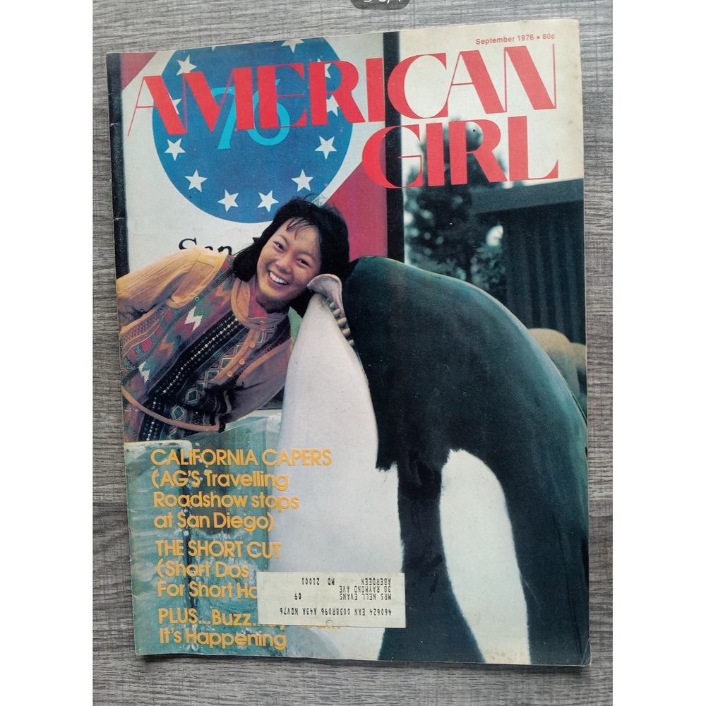 Vintage 1976 American Girl‎ Sept Girl Scouts GSA 1970s Teen Kids Seaworld Hair